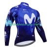 Radtrikot Langarm Movistar 2024